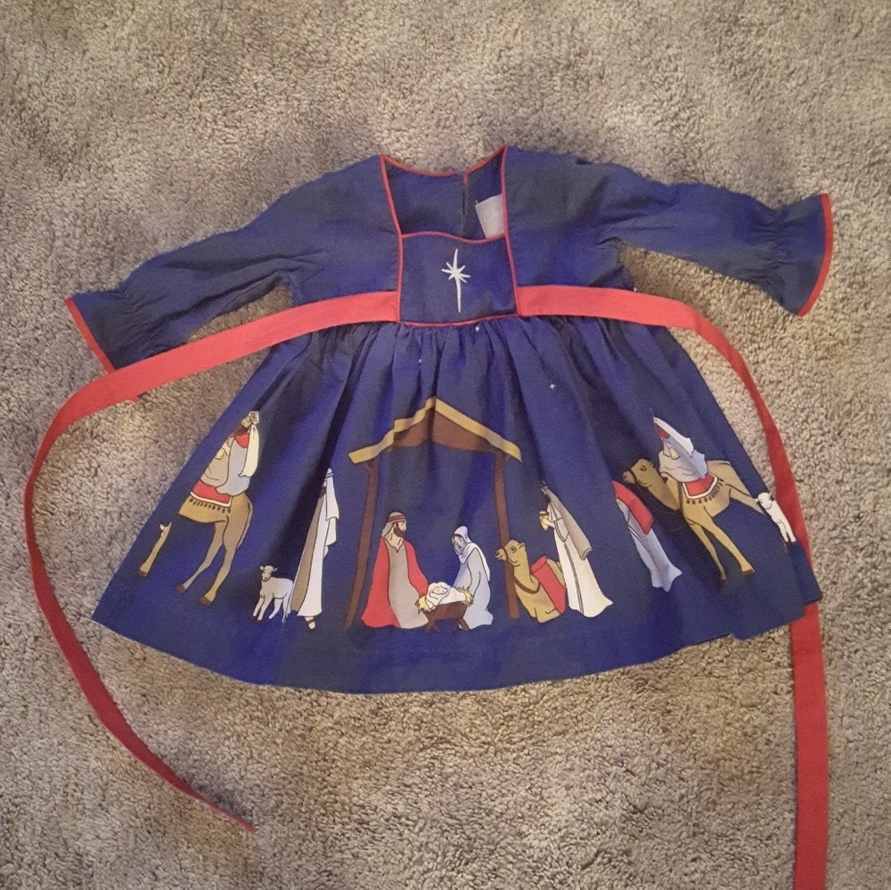 Eleanor Rose nativity dress 12M